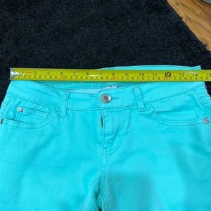 Celebrity Pink mint colored jeans